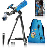 Telescopio Bresser Junior 70/400 para principiantes con mochila y trípode