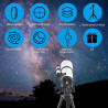 Celticbird Telescopio 80mm - Refractor para Principiantes | Amatelescopio
