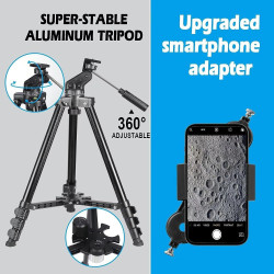 Misilmp Telescopio 70mm/300mm - Refractor para Principiantes | Amatelescopio